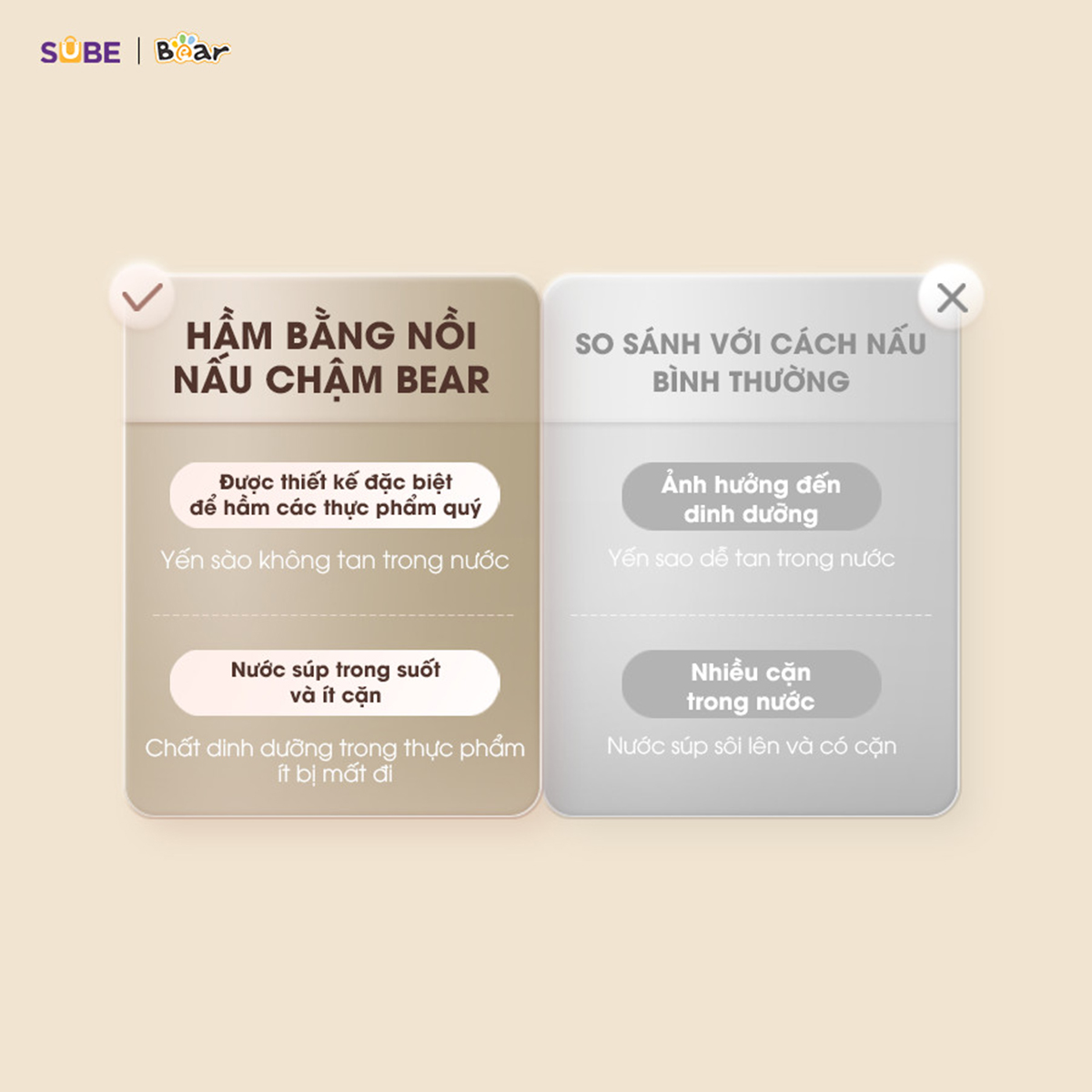 Nồi nấu chậm Bear 0 8L SB-NNC08