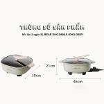 Nồi lẩu điện 2 ngăn 6L Bear DHG-D60A9 DHG-D60F1