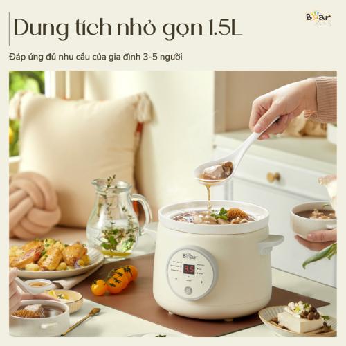 Nồi nấu chậm Bear 1 5L SB-NNC15