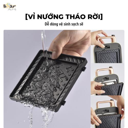 Máy nướng bánh mì 2 khay đa năng Bear DBC- C06M1