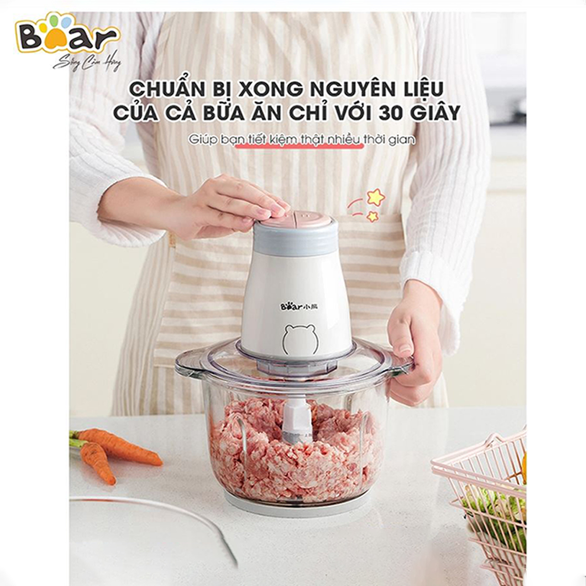 Máy xay thực phẩm đa năng 2L Bear QSJ-B02Q1