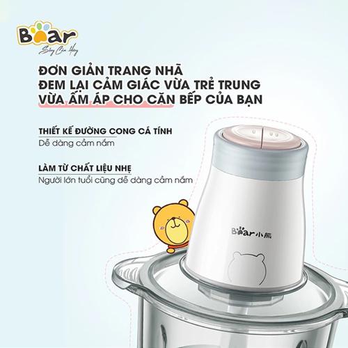 Máy xay thực phẩm đa năng 2L Bear QSJ-B02Q1