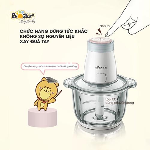 Máy xay thực phẩm đa năng 2L Bear QSJ-B02Q1