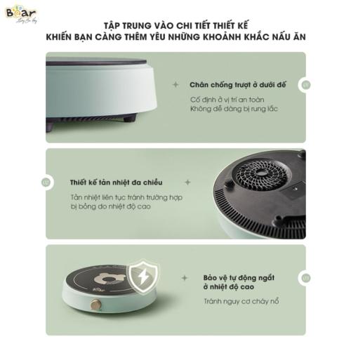 Bếp Từ 8 mức nhiệt Bear SB-BT21W