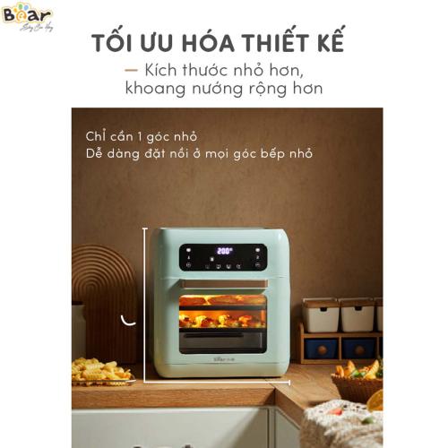 Nồi chiên không khí 10L Bear QZG-A15V1