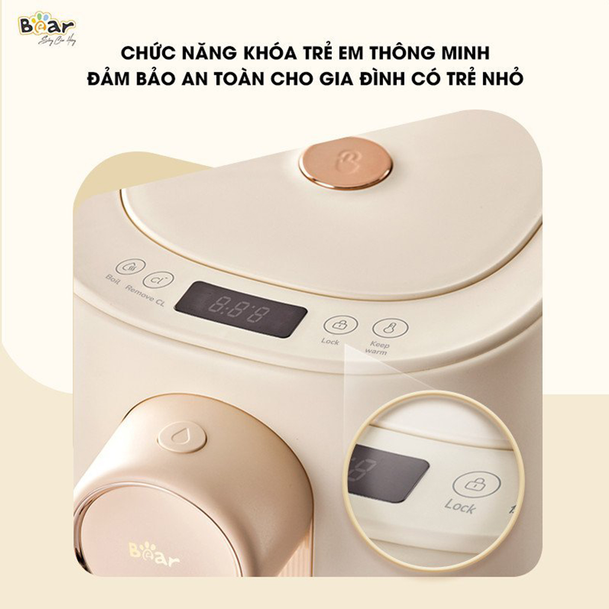 Bình thuỷ điện Bear 5L SB-BTD5L