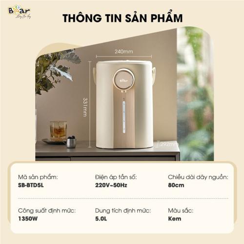 Bình thuỷ điện Bear 5L SB-BTD5L