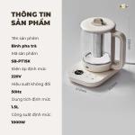 Bình pha trà giữ nhiệt 1 5L Bear SB-PT15K