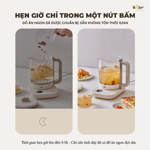 Bình pha trà giữ nhiệt 1 5L Bear SB-PT15K