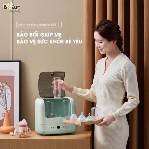 Máy tiệt trùng bình sữa 9L Bear SB-MTT17