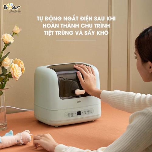 Máy tiệt trùng bình sữa 9L Bear SB-MTT17