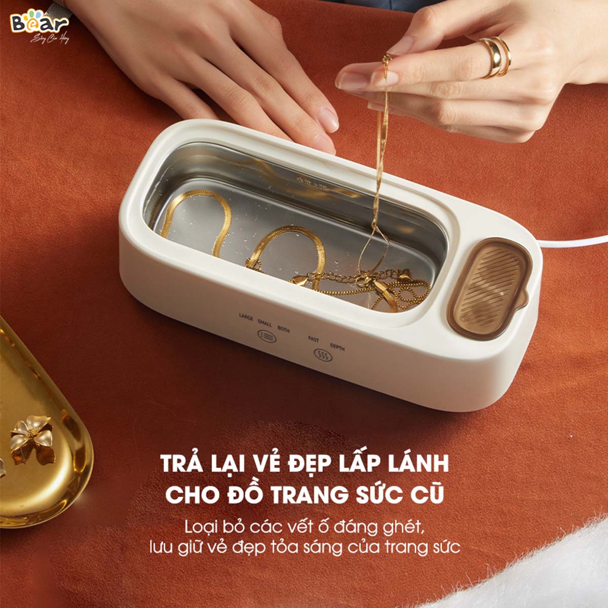 Máy Rung Làm Sạch Sóng Âm 5 chế độ SB-MR038