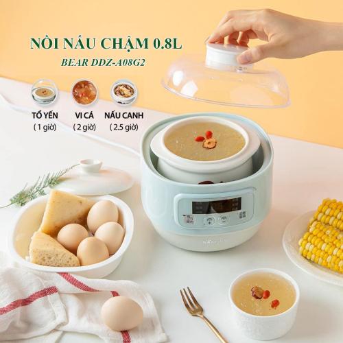 Nồi nấu chậm đa năng Bear DDZ-A08G2