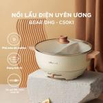 Nồi lẩu uyên ương Bear 6L DHG-C50K1