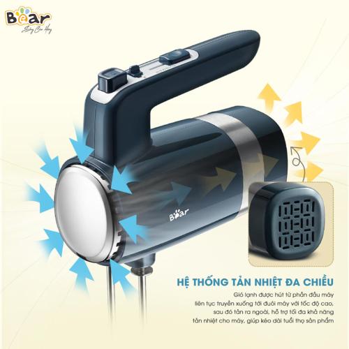 Máy đánh trứng cầm tay 2 in 1 Bear HM- B01V1