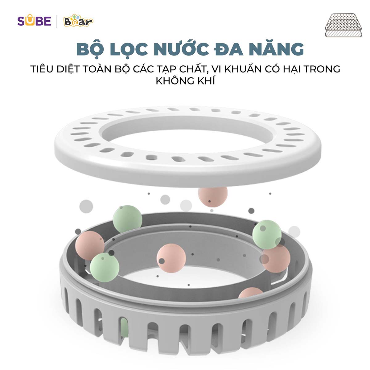 Máy Phun Sương Tạo Độ Ẩm Bear JSQ-C45U1