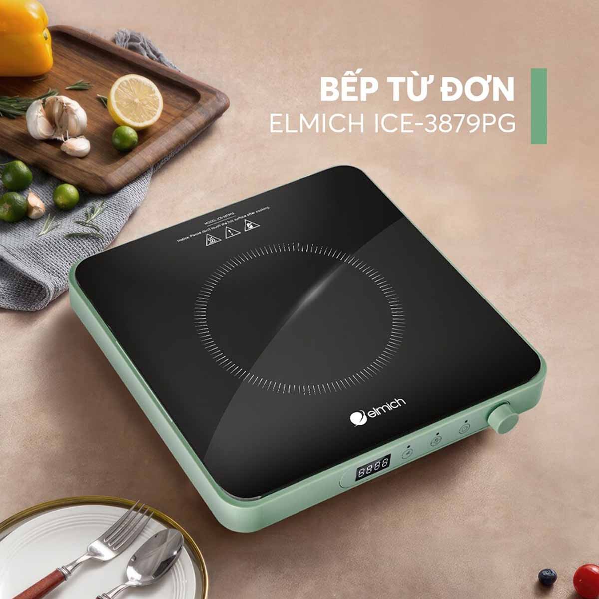 Bếp điện từ đơn Elmich ICE-3879AW-MG-PG