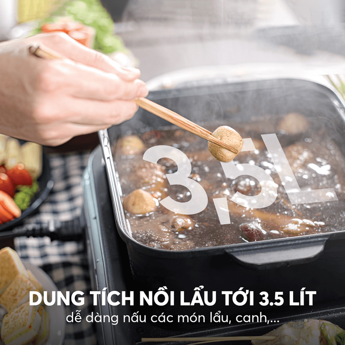 Bếp lẩu nướng đa năng Elmich EDA-0847