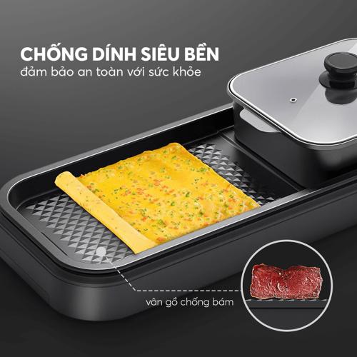 Bếp lẩu nướng đa năng Elmich EDA-0847