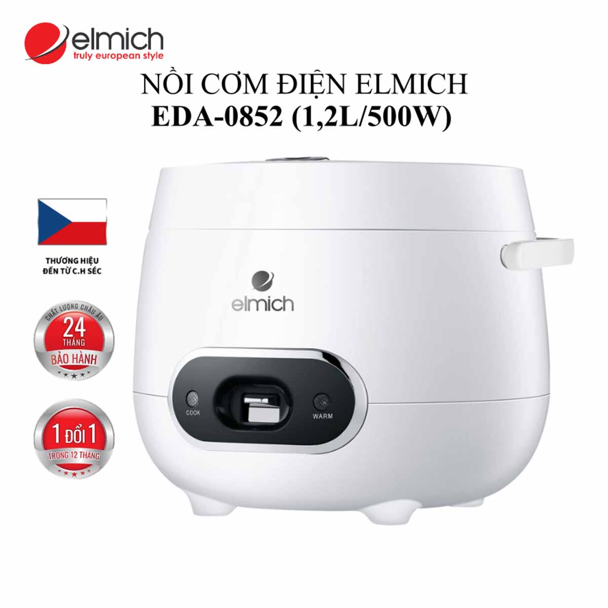 Nồi cơm điện 1 2L Elmich EDA-0852