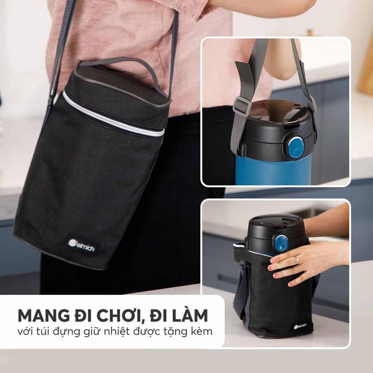 Hộp cơm giữ nhiệt 3 tầng 2 lít Elmich EL8303