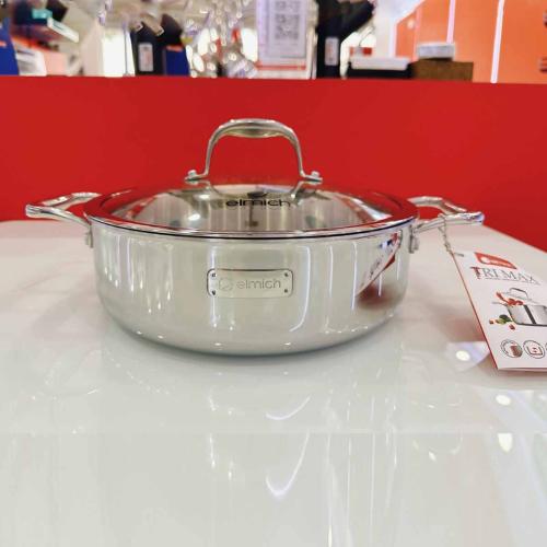 Chảo inox đáy liền 26cm Elmich Tri-max XS EL-3847