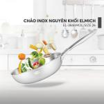 Chảo inox nguyên khối Elmich Trimax EL3846MOL 26cm và EL3846LOL 28cm