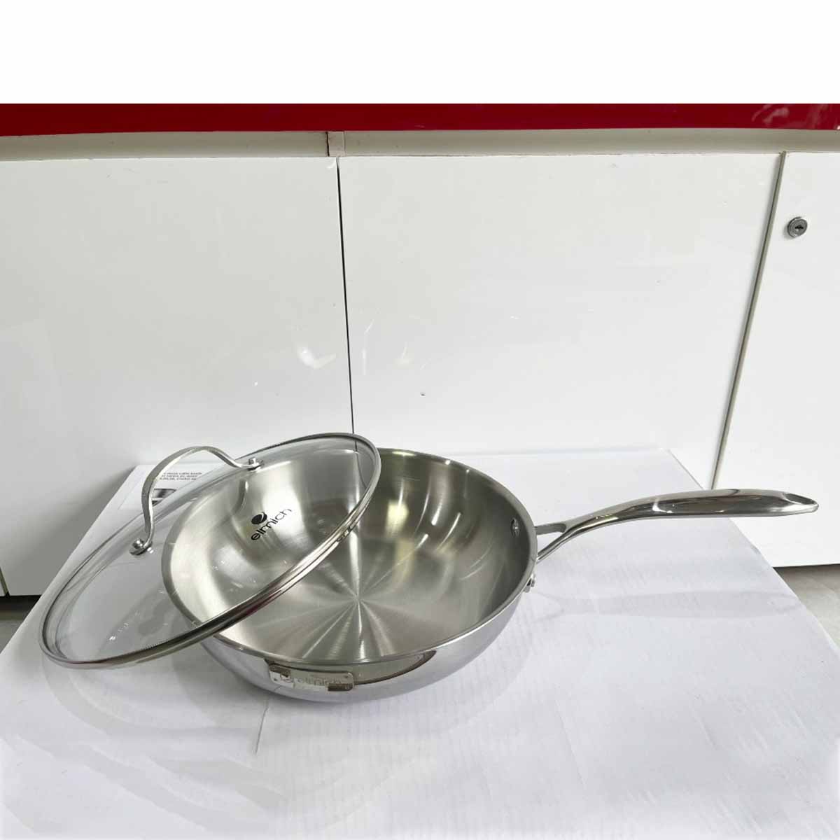 Chảo xào inox đáy liền Elmich Trimax EL-3796 size 26cm