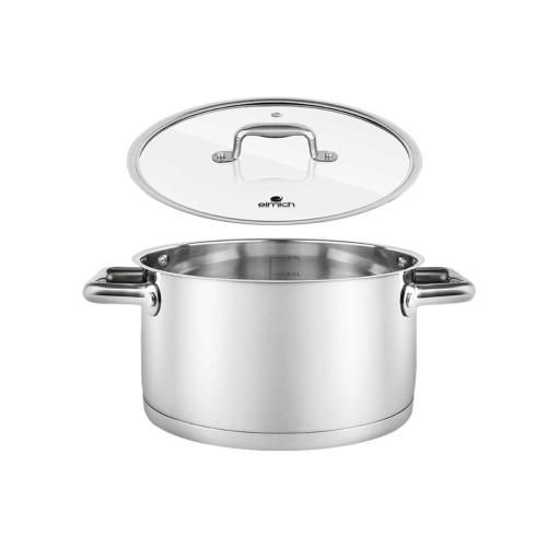 Nồi inox Elmich Berlin đáy 5 lớp EL-3983 size 18cm