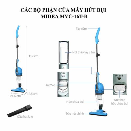 Máy hút bụi cầm tay Midea MVC-16T-B