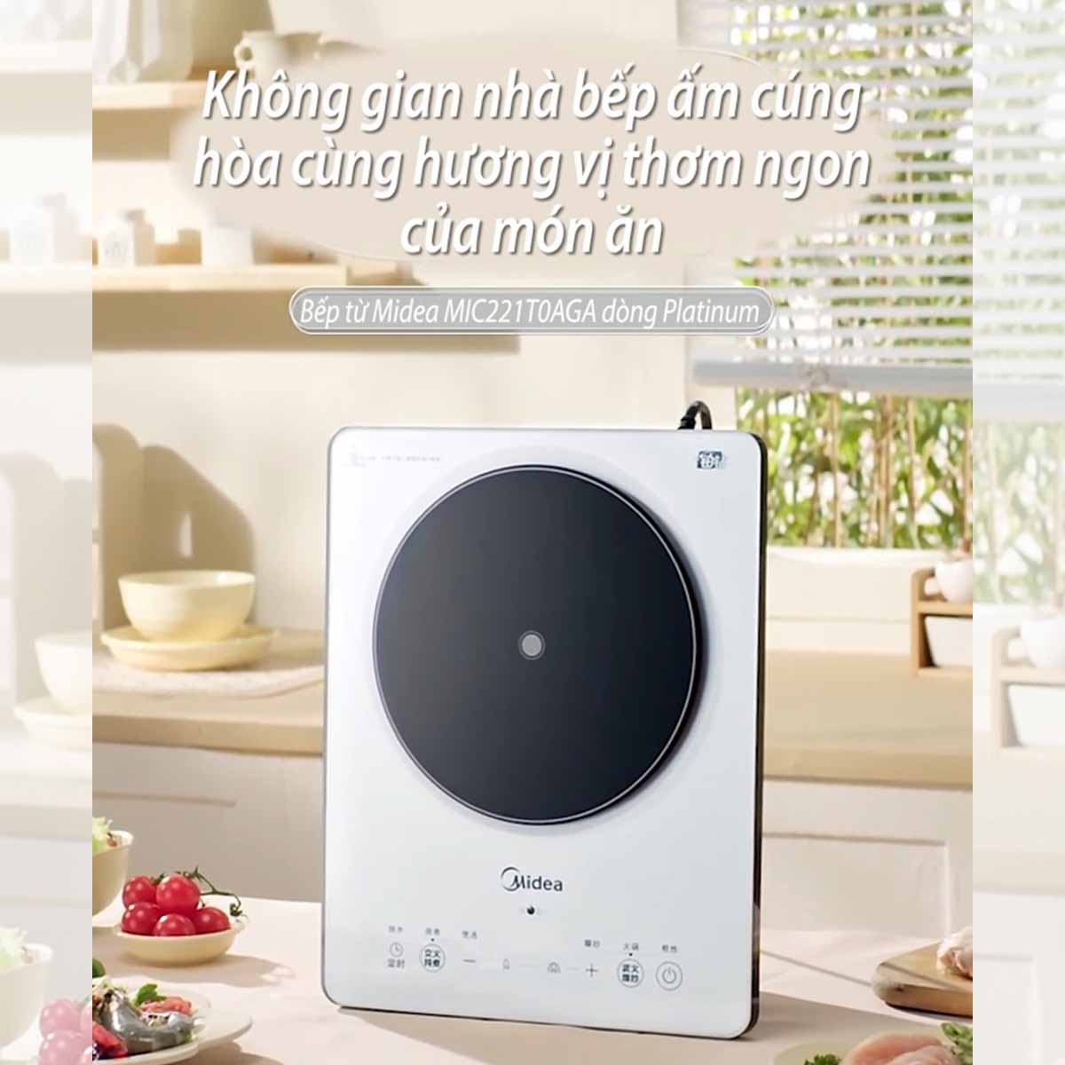 Bếp điện từ cảm ứng Midea MIC221TOAGA