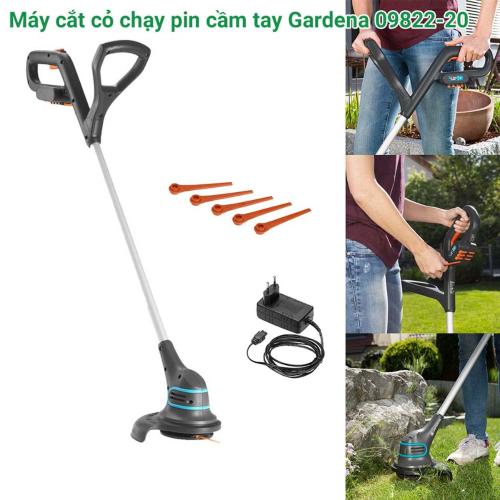 Máy cắt cỏ chạy pin lưỡi 22 3 cm Gardena 09822-20