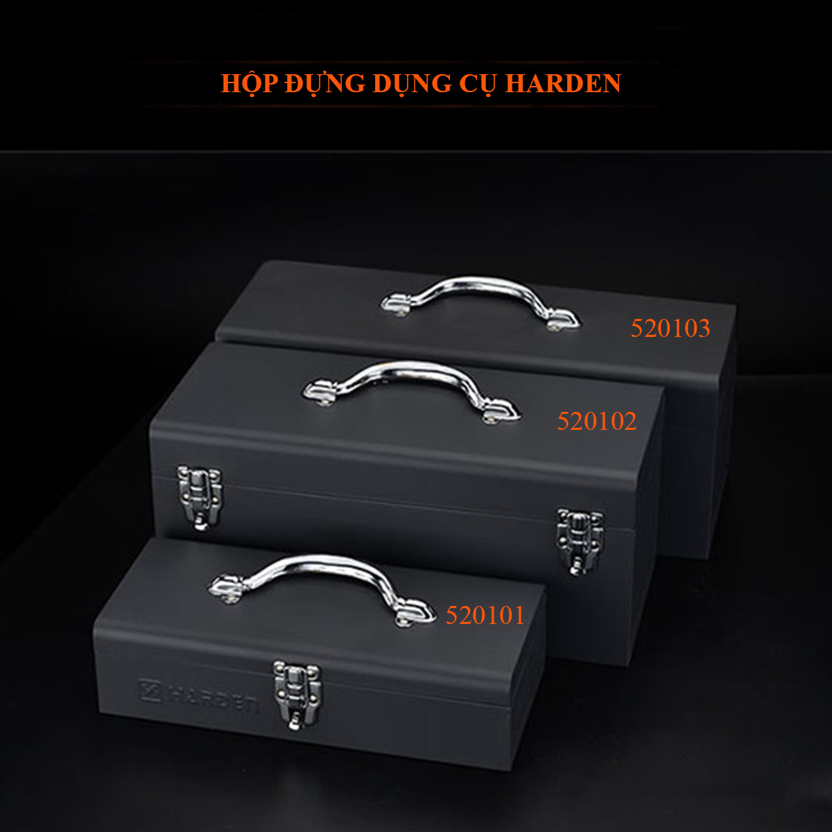 Hộp đựng dụng cụ bằng thép cao cấp Harden 520103