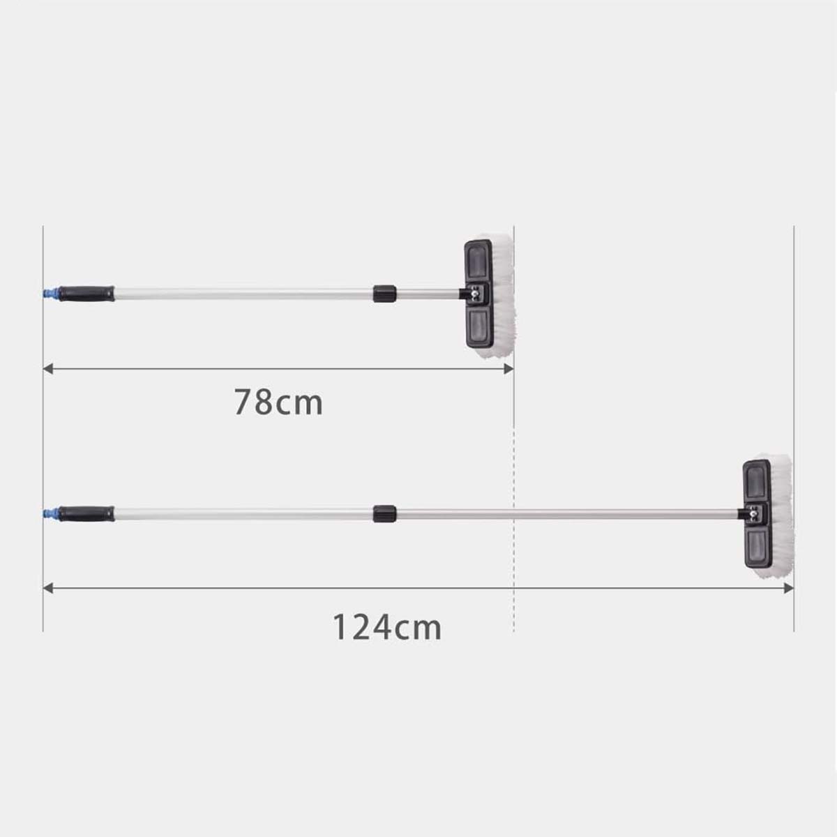 Chổi rửa xe ô tô thay đổi chiều dài 78-124 cm Takagi G271