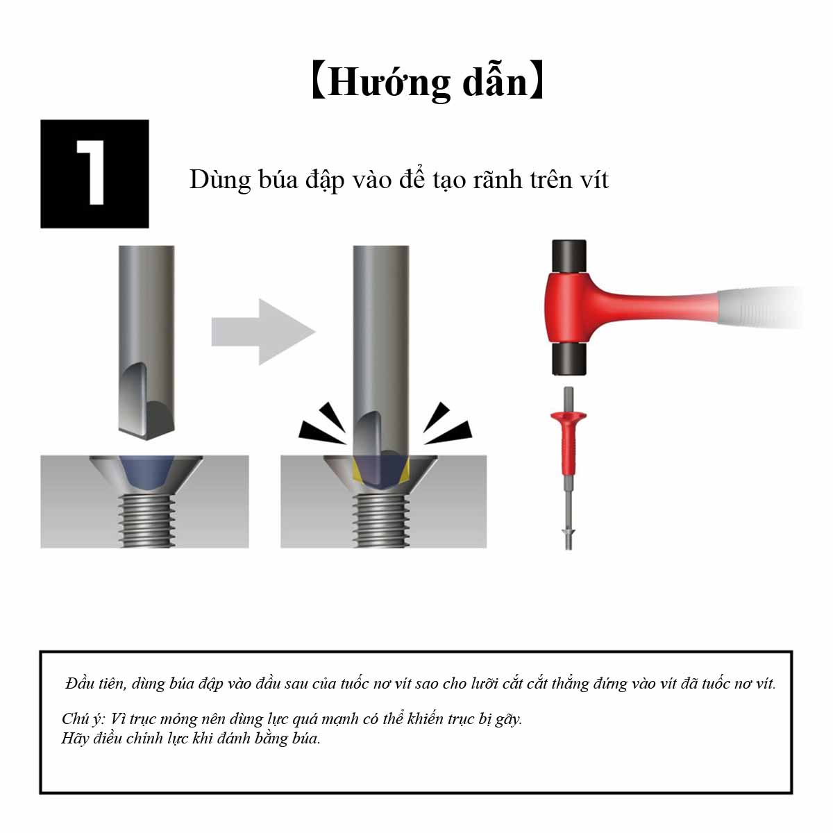 Bộ tô vít đóng tháo vít toét M2 M4 No 1903-NS Anex