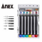 Bộ tô vít sửa chữa điện tử 6 chi tiết No.930 Anex