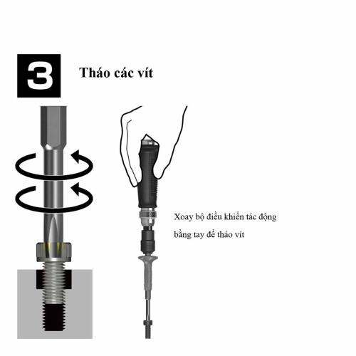 Mũi vít tháo vít gỉ lục giác 2 5mm Anex AK-22NH-2 5