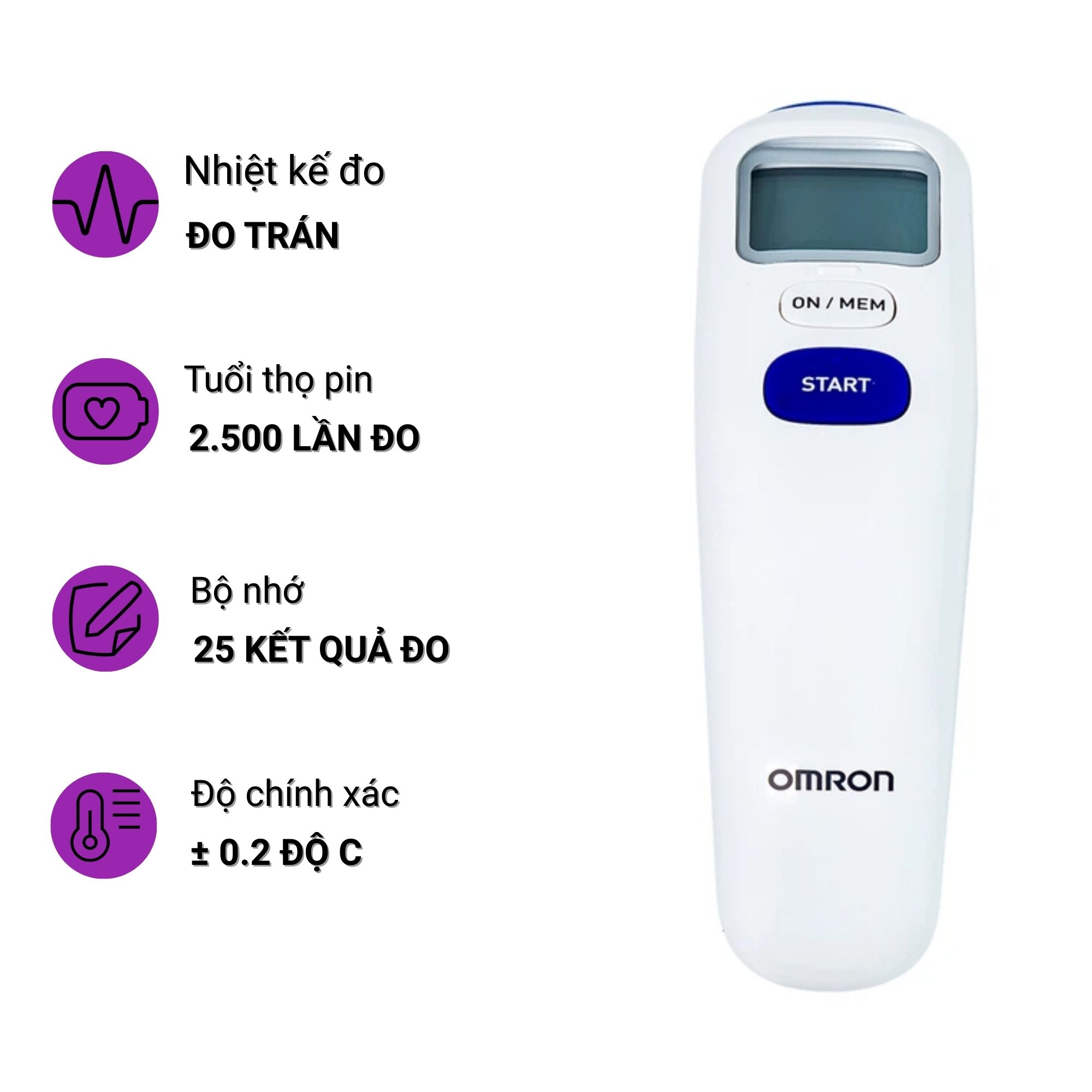 NHIỆT KẾ ĐO TRÁN OMRON MC-720