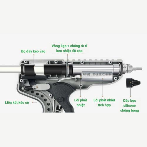 Súng bắn keo nến Masterproof 70060
