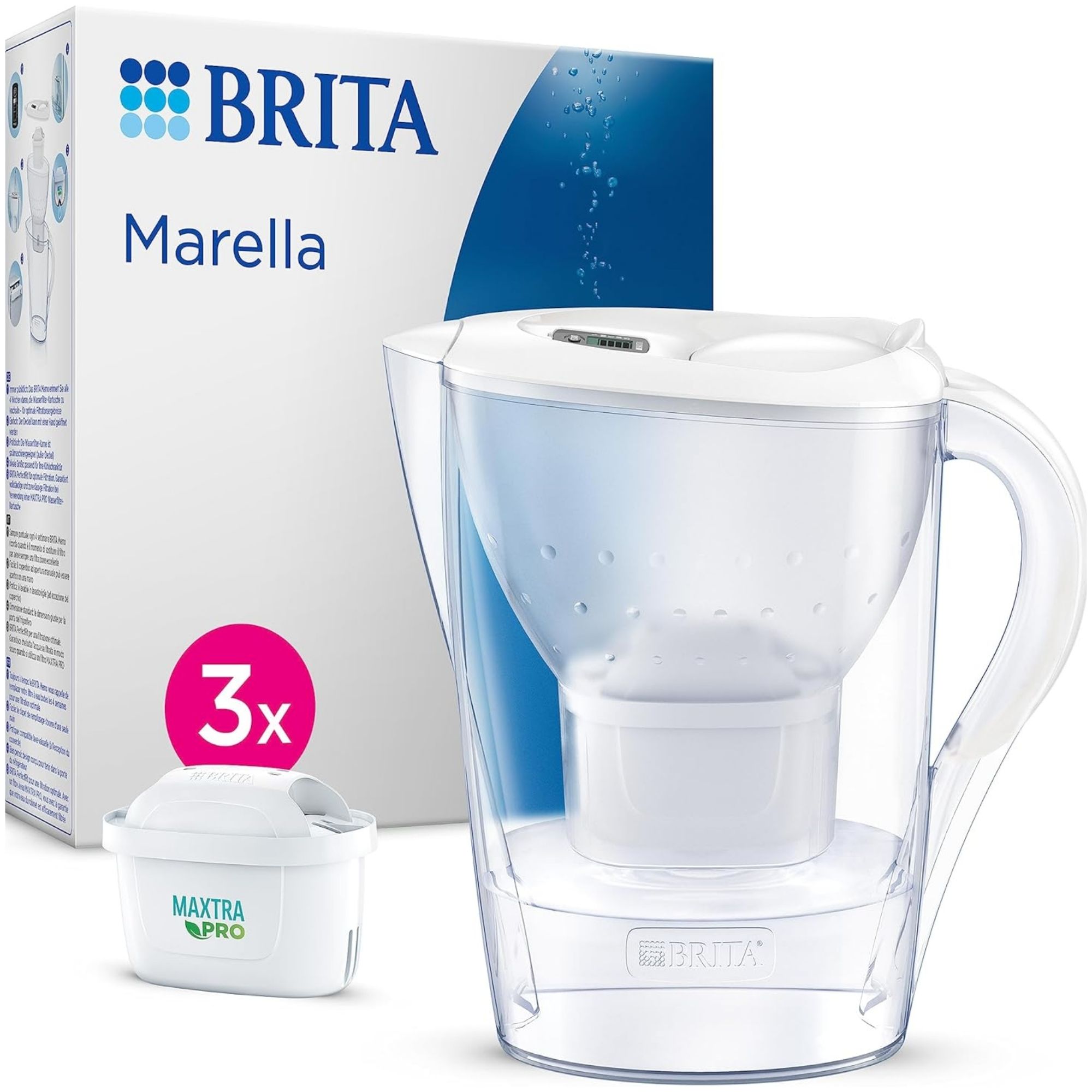 Bình lọc nước BRITA Aluna MX Pro 2 4L kèm 3 lõi lọc