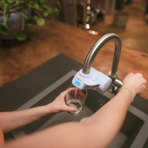 MÁY LỌC NƯỚC TẠI VÒI BRITA ON TAP PRO V-MF TẶNG KÈM 1 LÕI LỌC DỰ PHÒNG