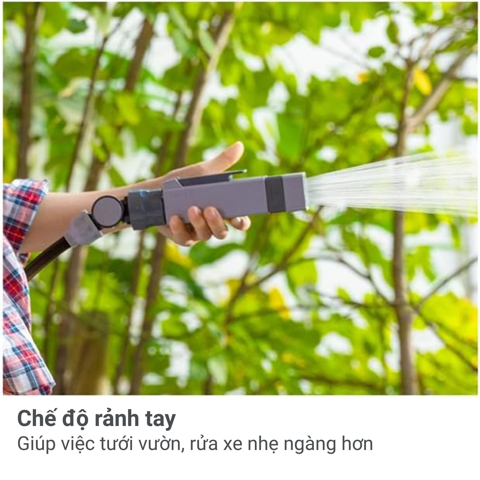 Bộ vòi thu rút tưới vườn Nano Next (BR)VN 10m RM1110CG