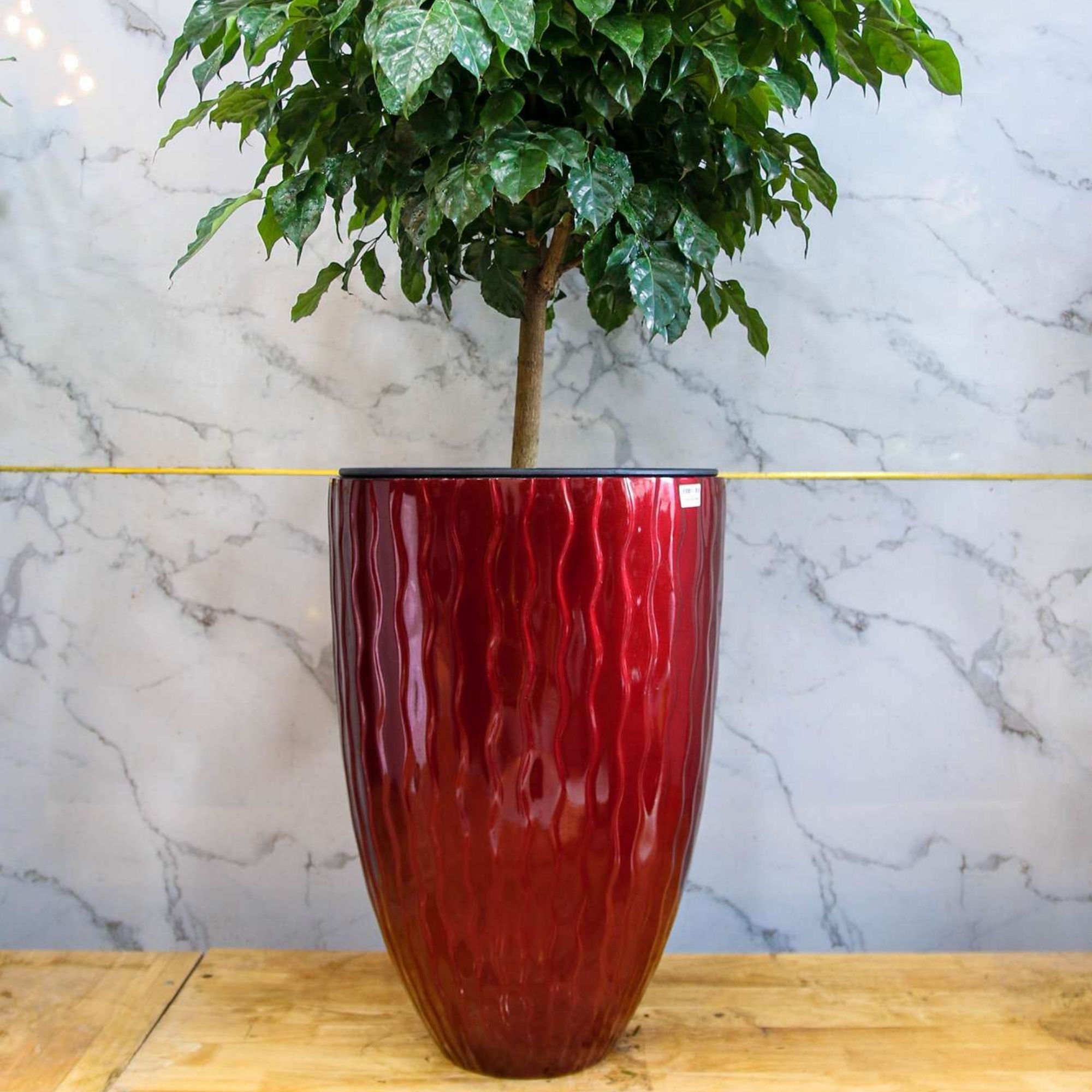 Chậu tự tưới composite Luxnature Amber 1100 LUX 53