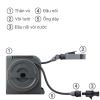Bộ vòi thu rút tưới vườn Nano Next (BR)VN 10m RM1110CG
