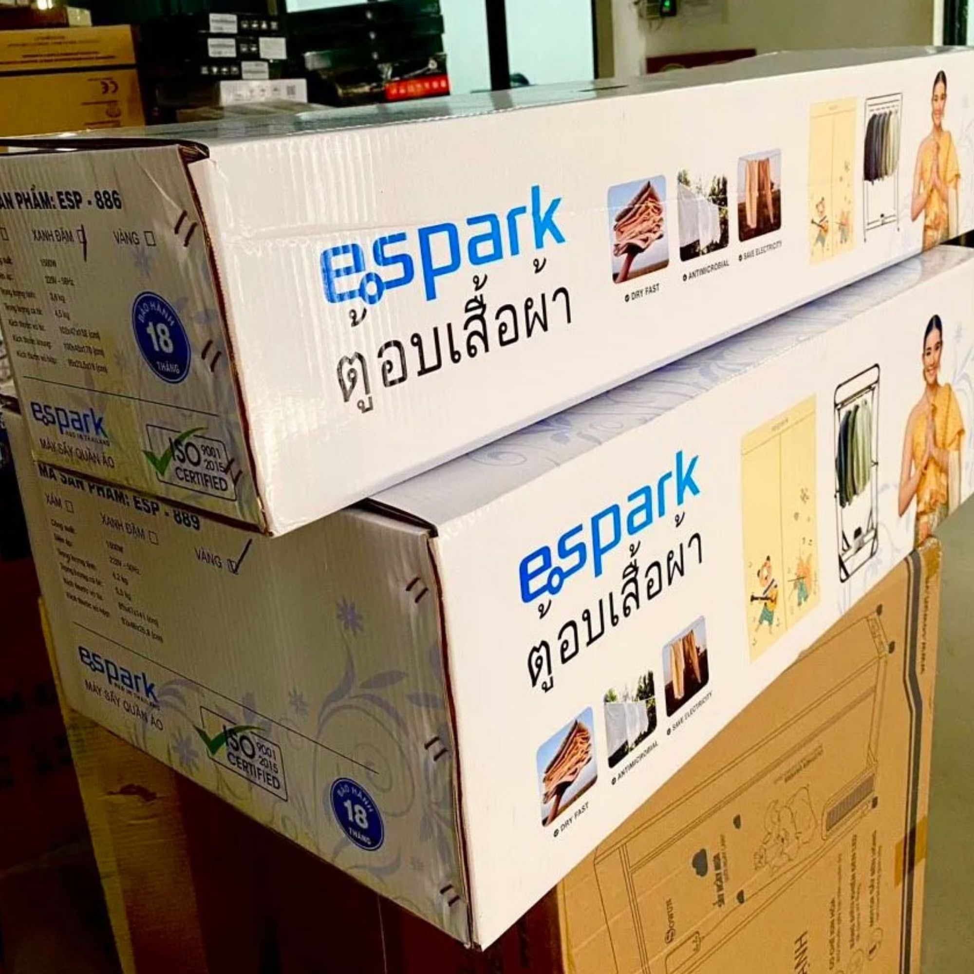 Tủ sấy quần áo Espark ESP-886