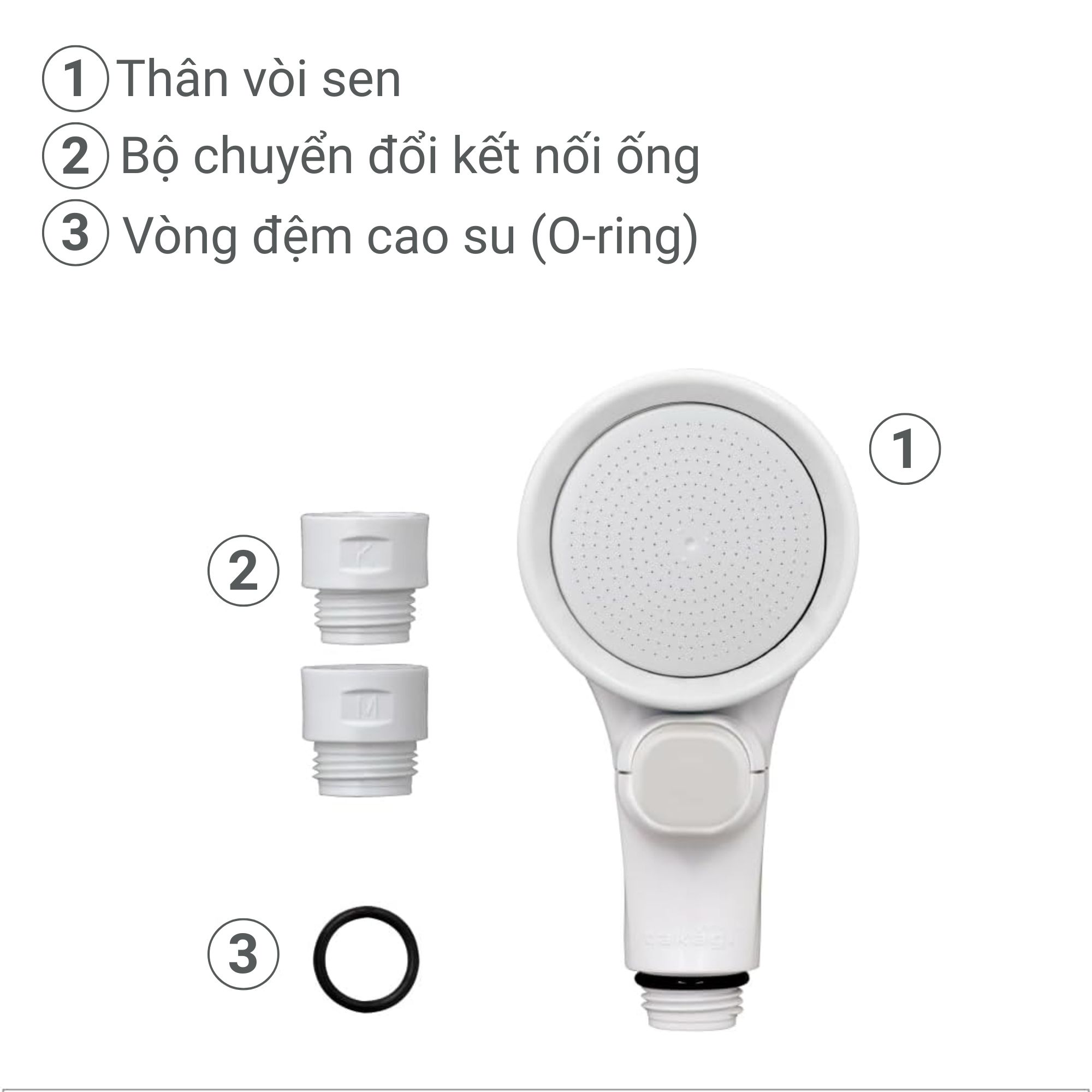 Vòi sen tắm Baby có nút dừng Takagi (JSB027A)
