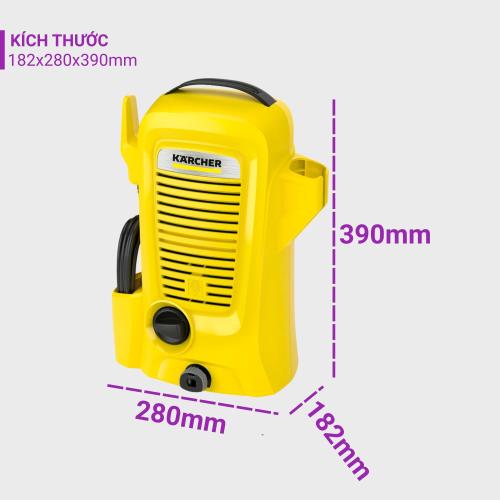 Máy phun xịt rửa xe gia đình áp lực cao Karcher K2 Universal Edition OJ EU - 1 673-003 0