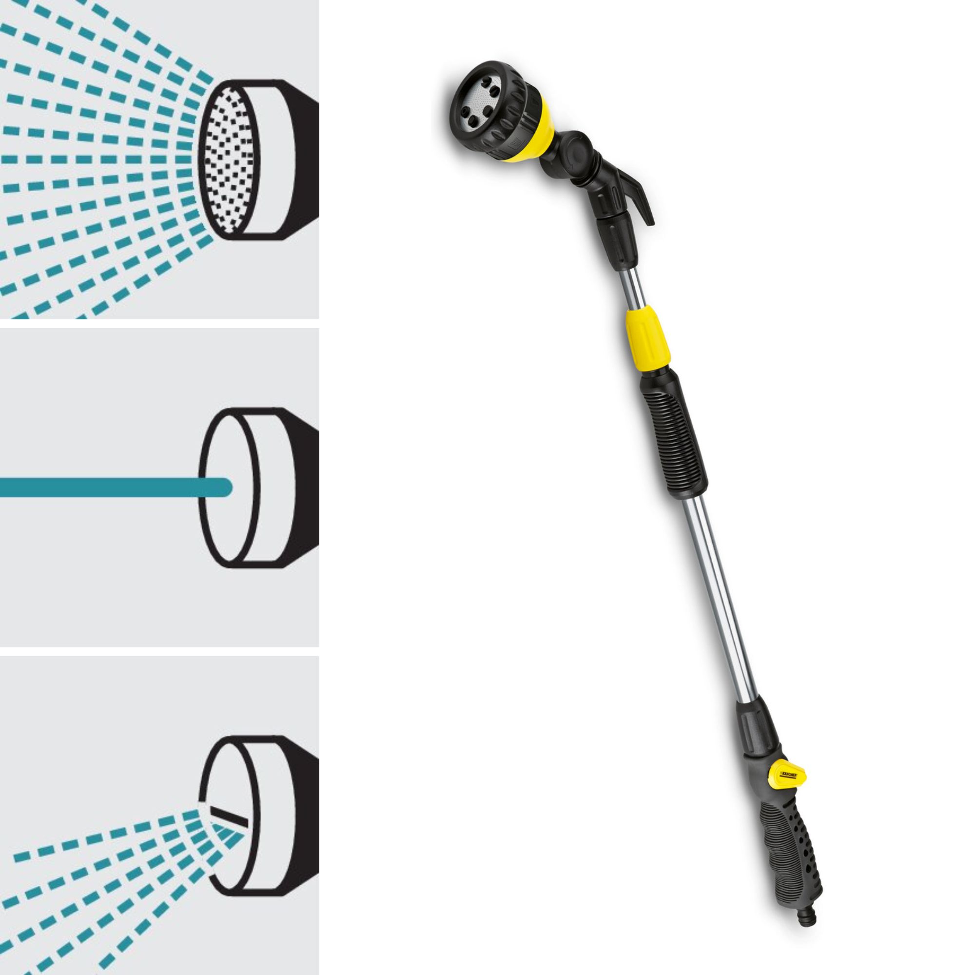 Vòi tưới cây cần dài 3 chức năng Karcher -2 645-137 0