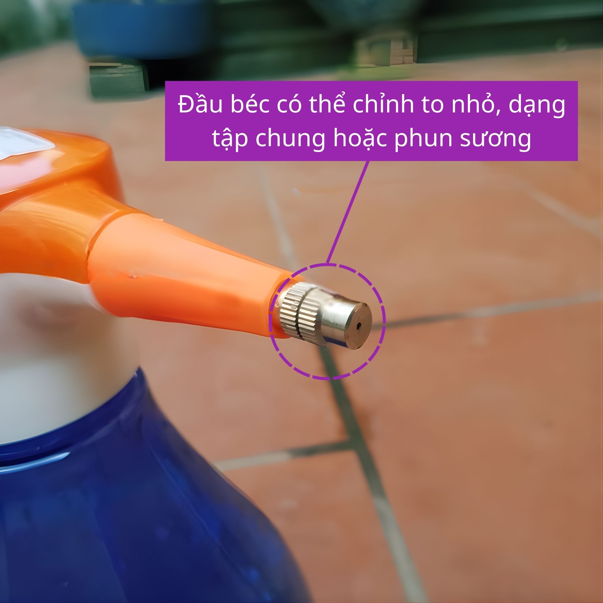 Bình bơm điện tưới cây tự động phun sương BMC 3L
