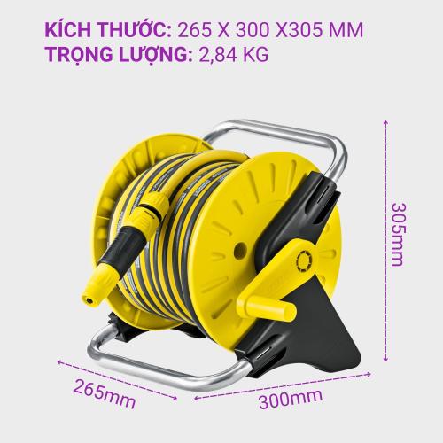 Bộ Vòi Tưới Rửa Đa Năng Karcher 15m Gọn Gàng Tiện Lợi Cho Mọi Gia Đình